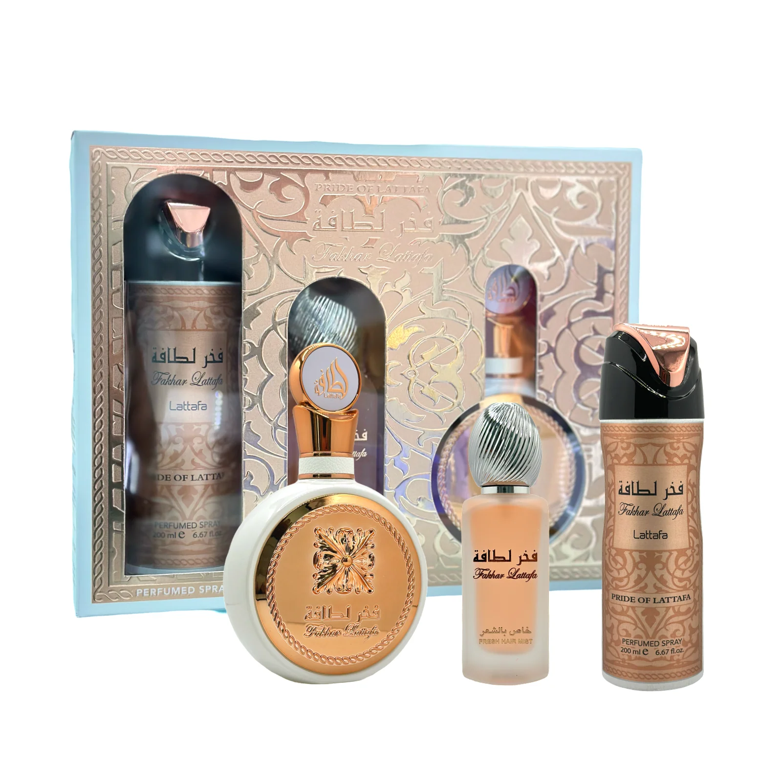 Gift Set Fakhar Rose by Lattafa