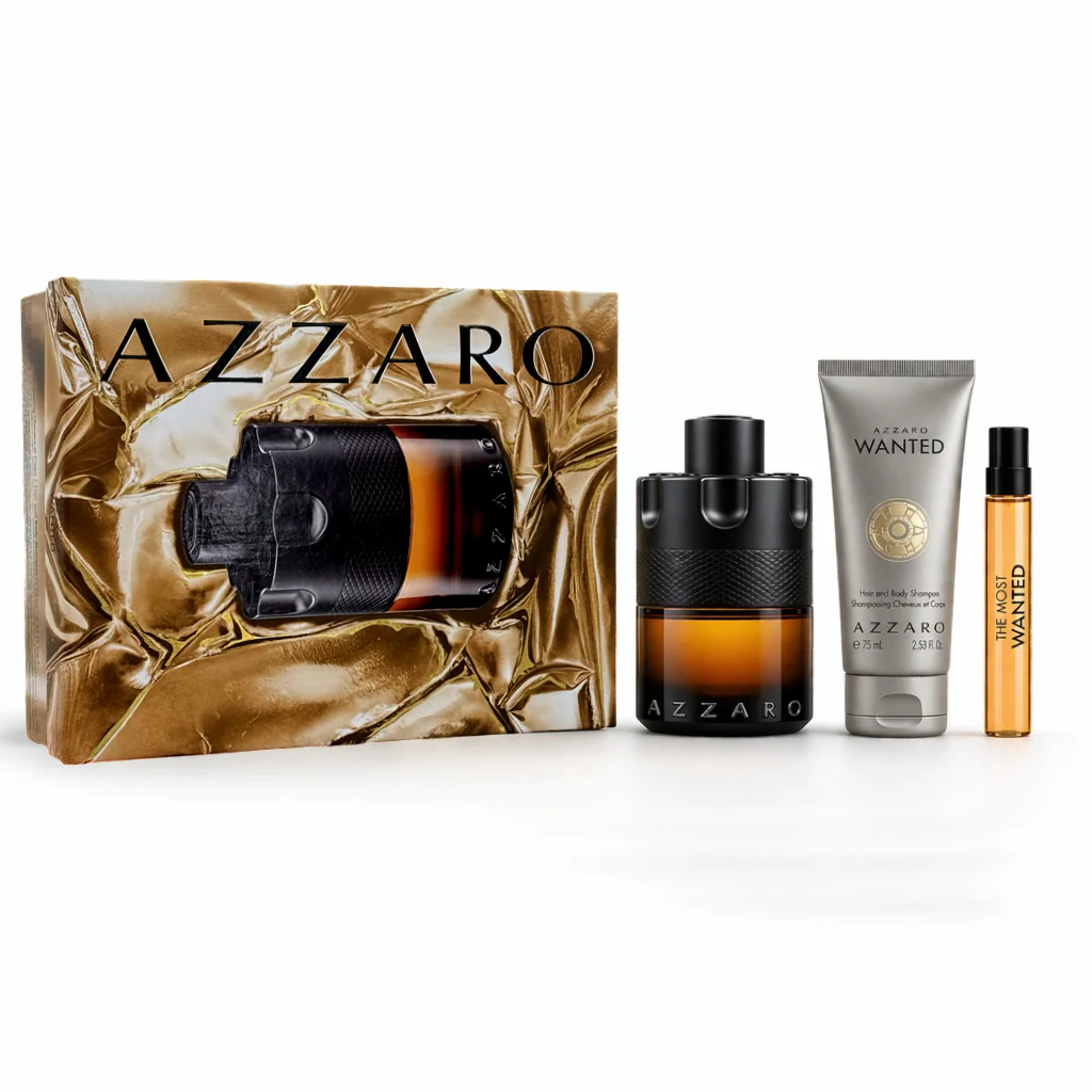 Gift Set The Most Wanted Parfum by Azzaro 3pcs