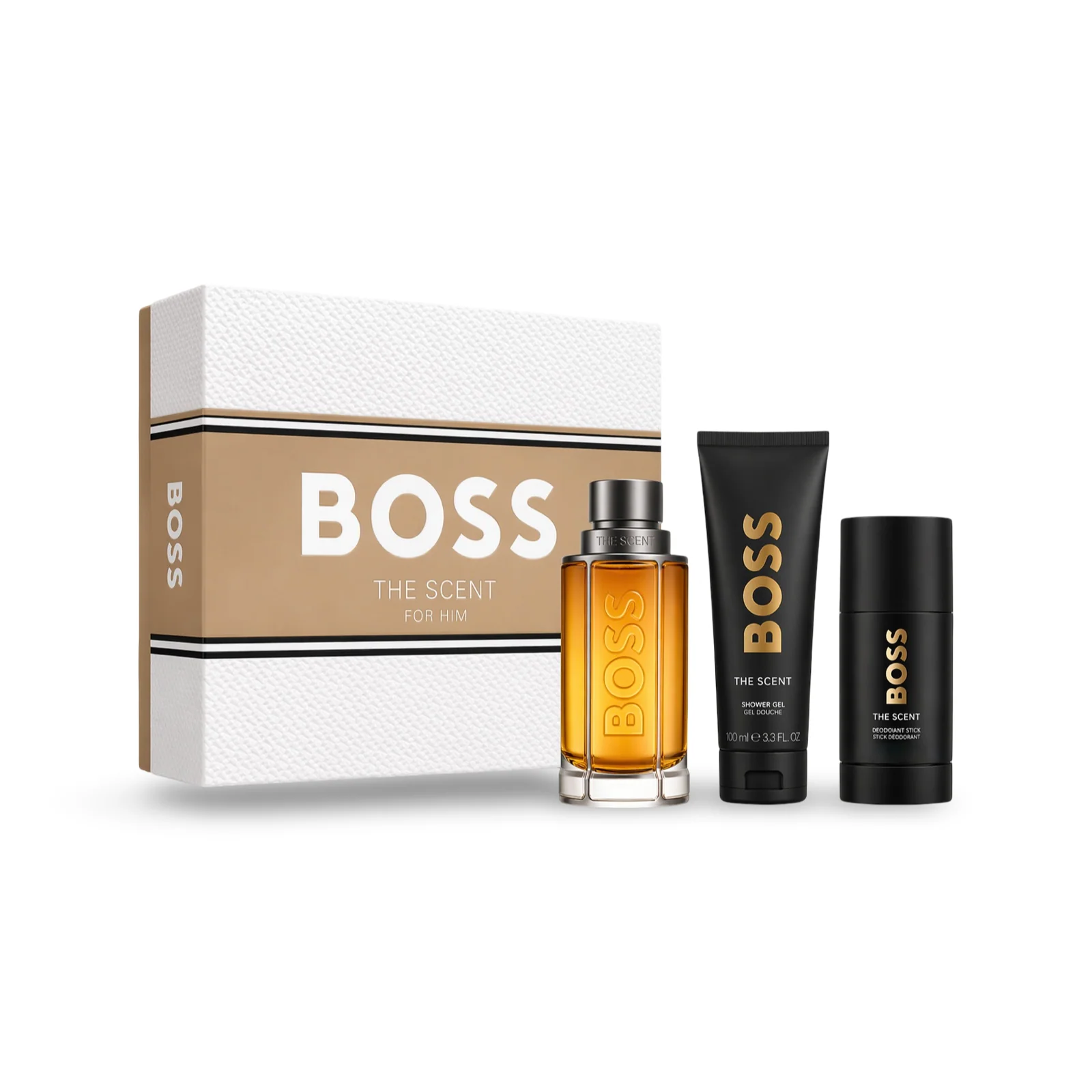 Gift Set The Scent for him by Hugo Boss 3pcs